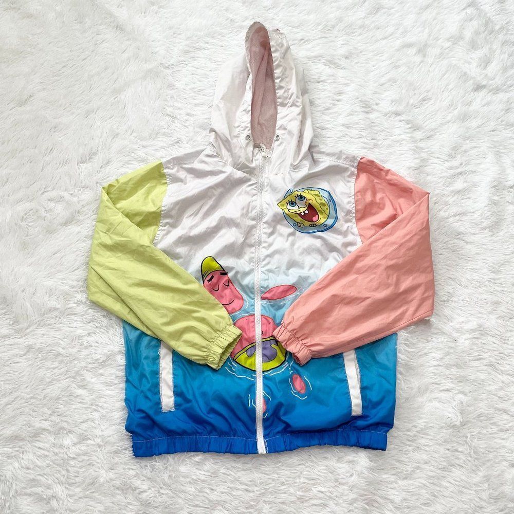 Nickelodeon The Simpsons Windbreaker Jacket Multi Color in Large